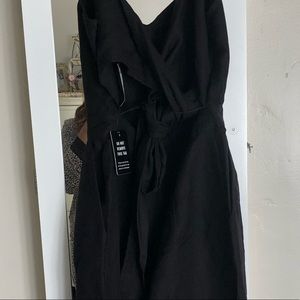 Express Pants & Jumpsuits - New Blk sweetheart linen jumpsuit Express Pants & Jumpsuits - New Blk sweetheart linen jumpsuit